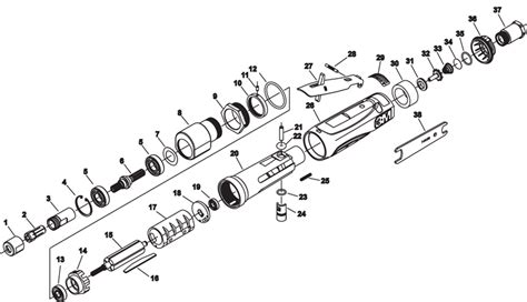 pneumatic grinder parts